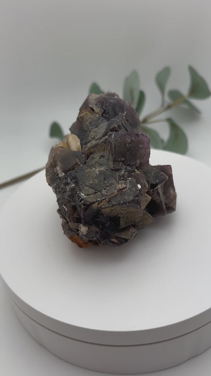 Black Fluorite Specimen