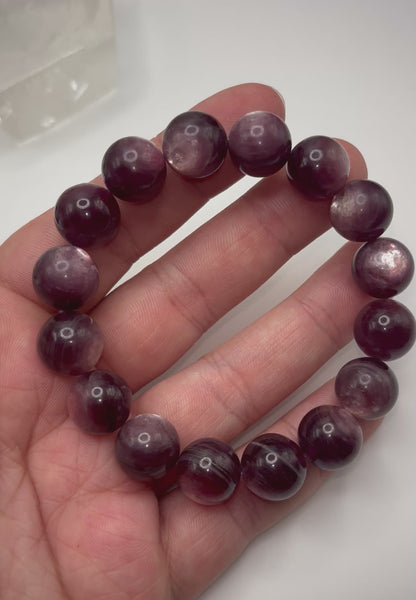 Gem Lepidolite Bracelets