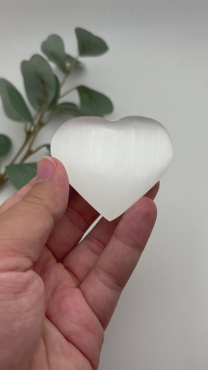 Selenite Hearts