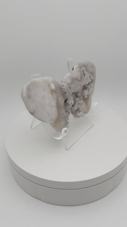 Pink Amethyst Butterflies