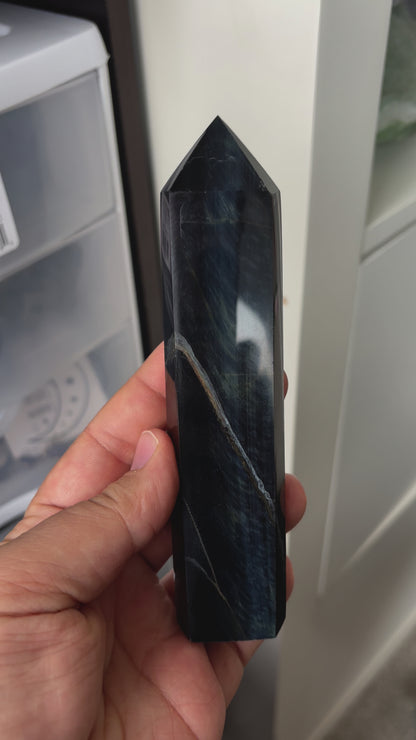 Blue Tigers Eye Towers