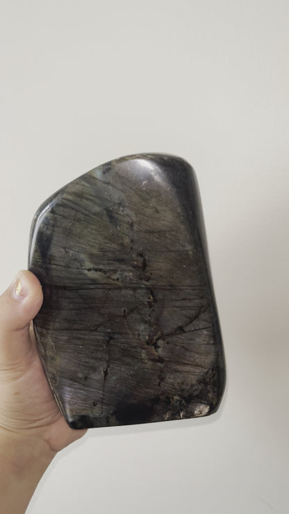 Purple/Silver Labradorite Freeform