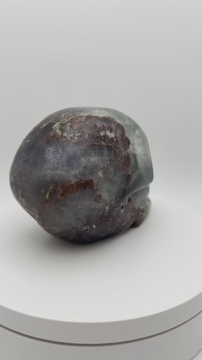 Fluorite Skull